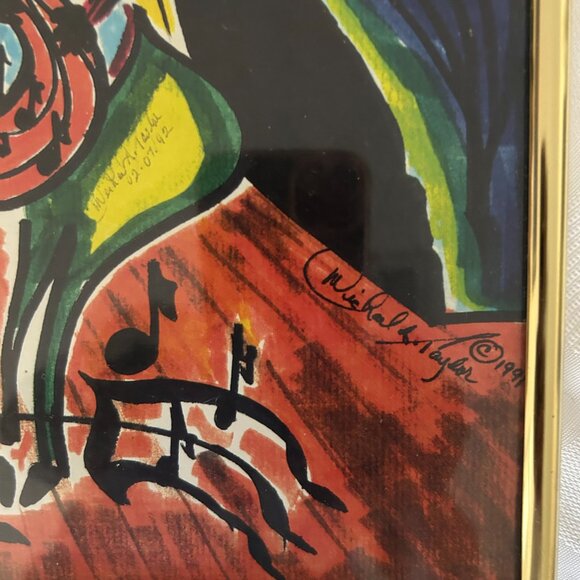 Jazz Quartet Pen & Ink Artwork by Michael A. Taylor - Picture 3 of 3